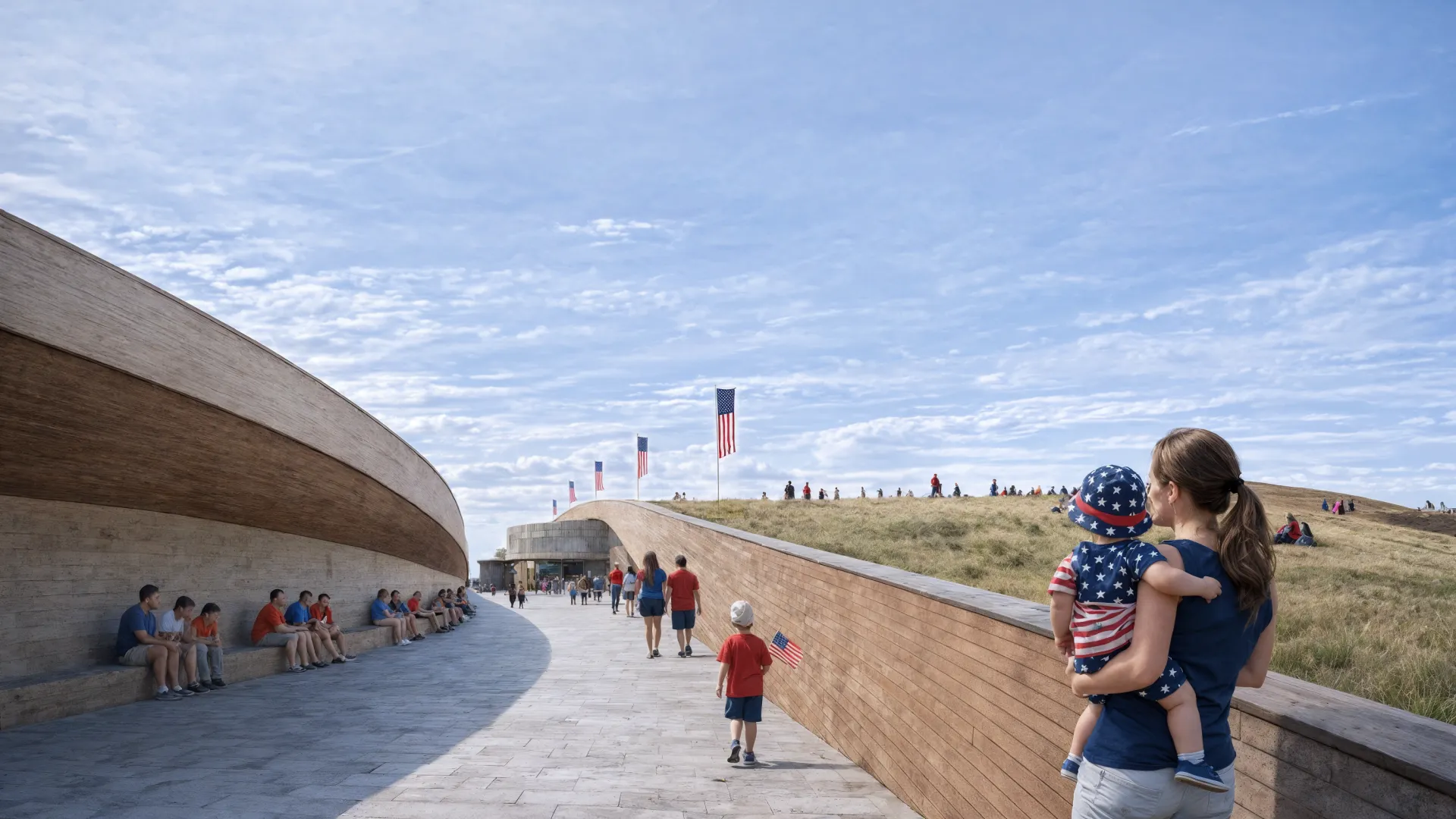 Patriotic Breezeway