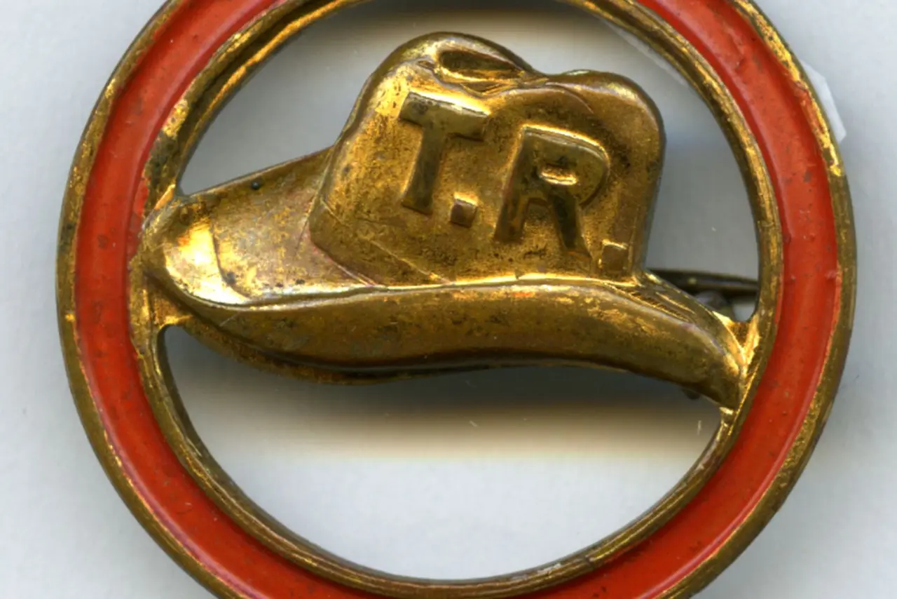 Theodore Roosevelt “Hat in the Ring” campaign pin