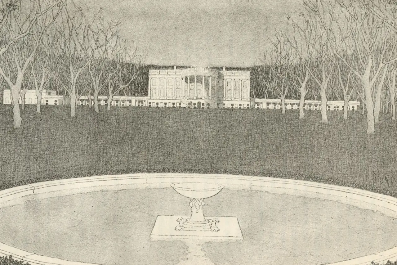 Illustration of Theodore Roosevelt's White House