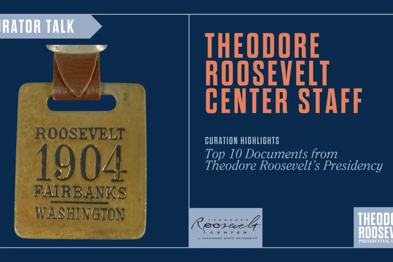 Slide of Curator Talk about Top 10 Docs of TR's Presidency