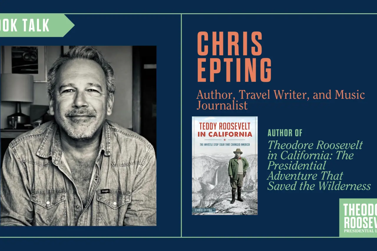 Slide of Chris Epting for a book talk