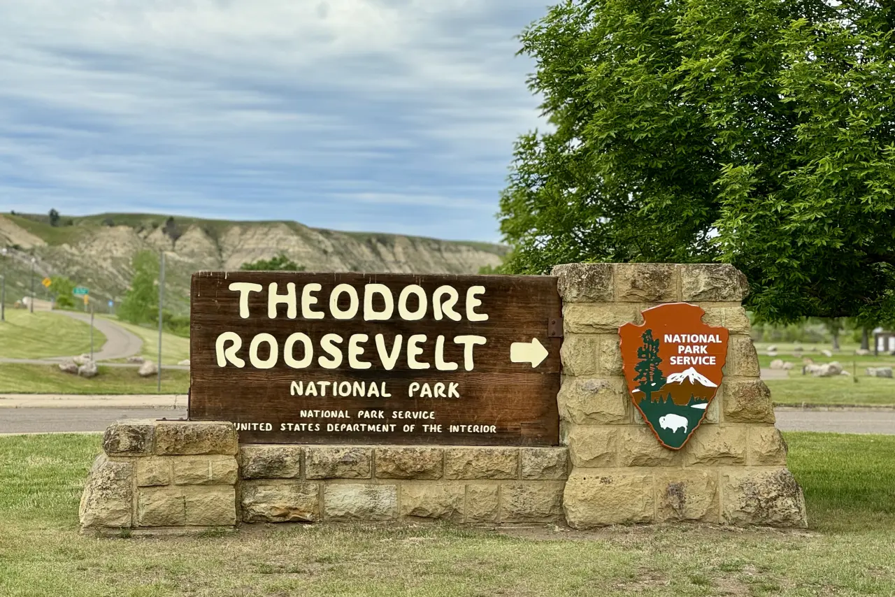 Theodore Roosevelt National Park Sign