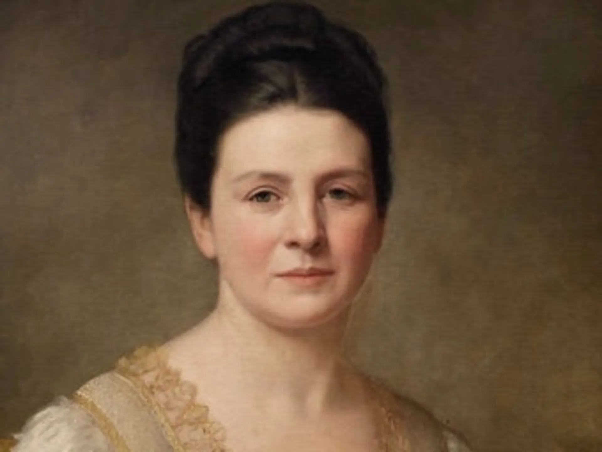 Painted portrait of Martha "Mittie" Bulloch Roosevelt, the president's mother