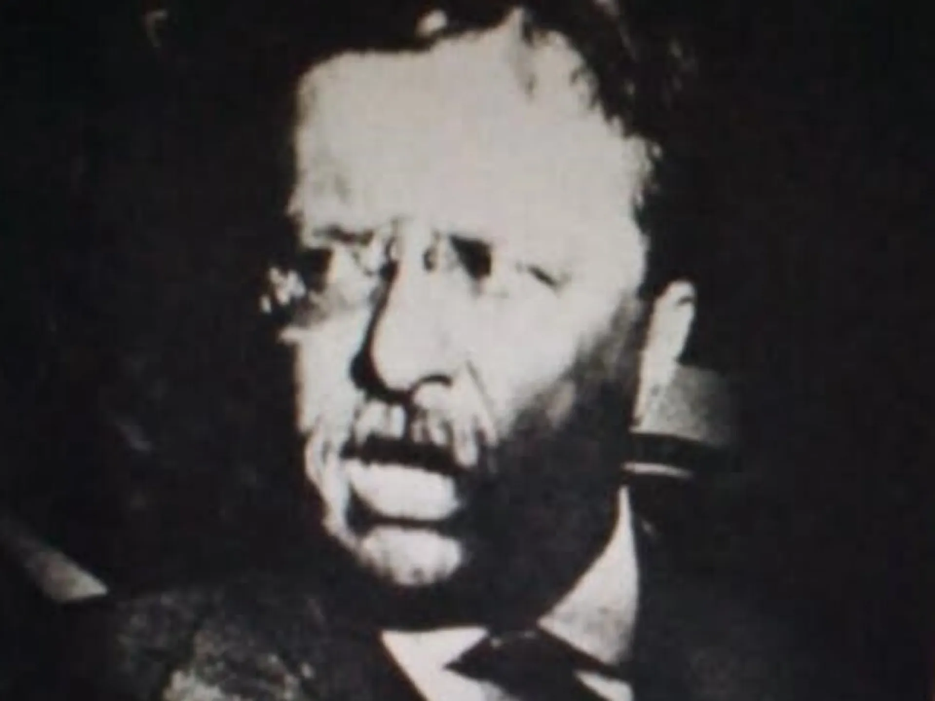 A disheveled Theodore Roosevelt shortly after being shot