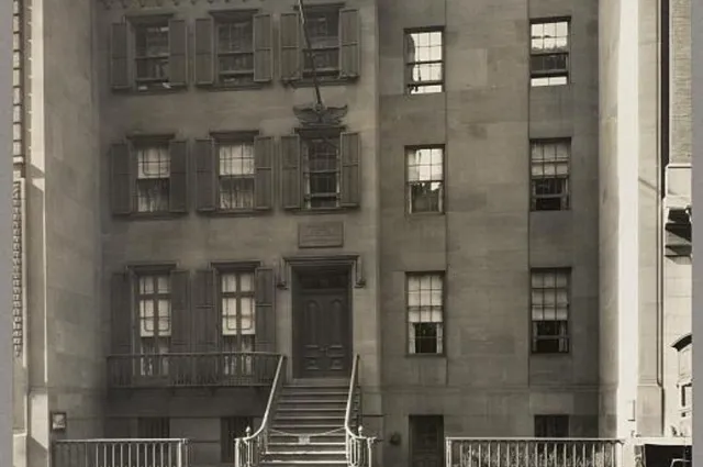 The four-story brownstone at 28 East 20th Street in New York City where Theodore Roosevelt was born