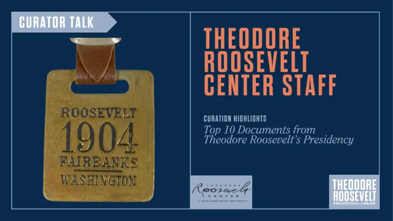 Slide of Curator Talk about Top 10 Docs of TR's Presidency