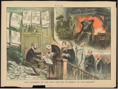 Cartoon of food adulterations