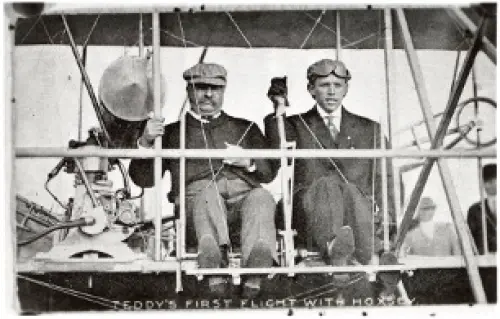 Photograph of TR in a plane