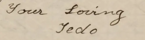 TR's Tedo signature