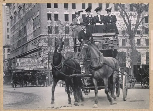 Photograph of a bus in New York City