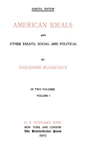 Cover image of American Ideals