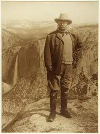 Photograph of Theodore Roosevelt in Yosemite