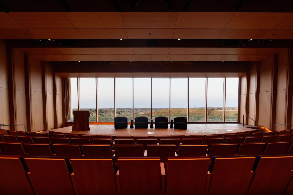 The Barry Auditorium at the Theodore Roosevelt Presidential Library
