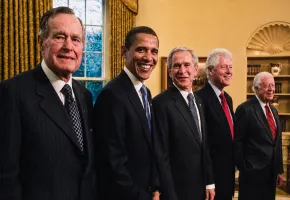 Kennerly Former Presidents Photo