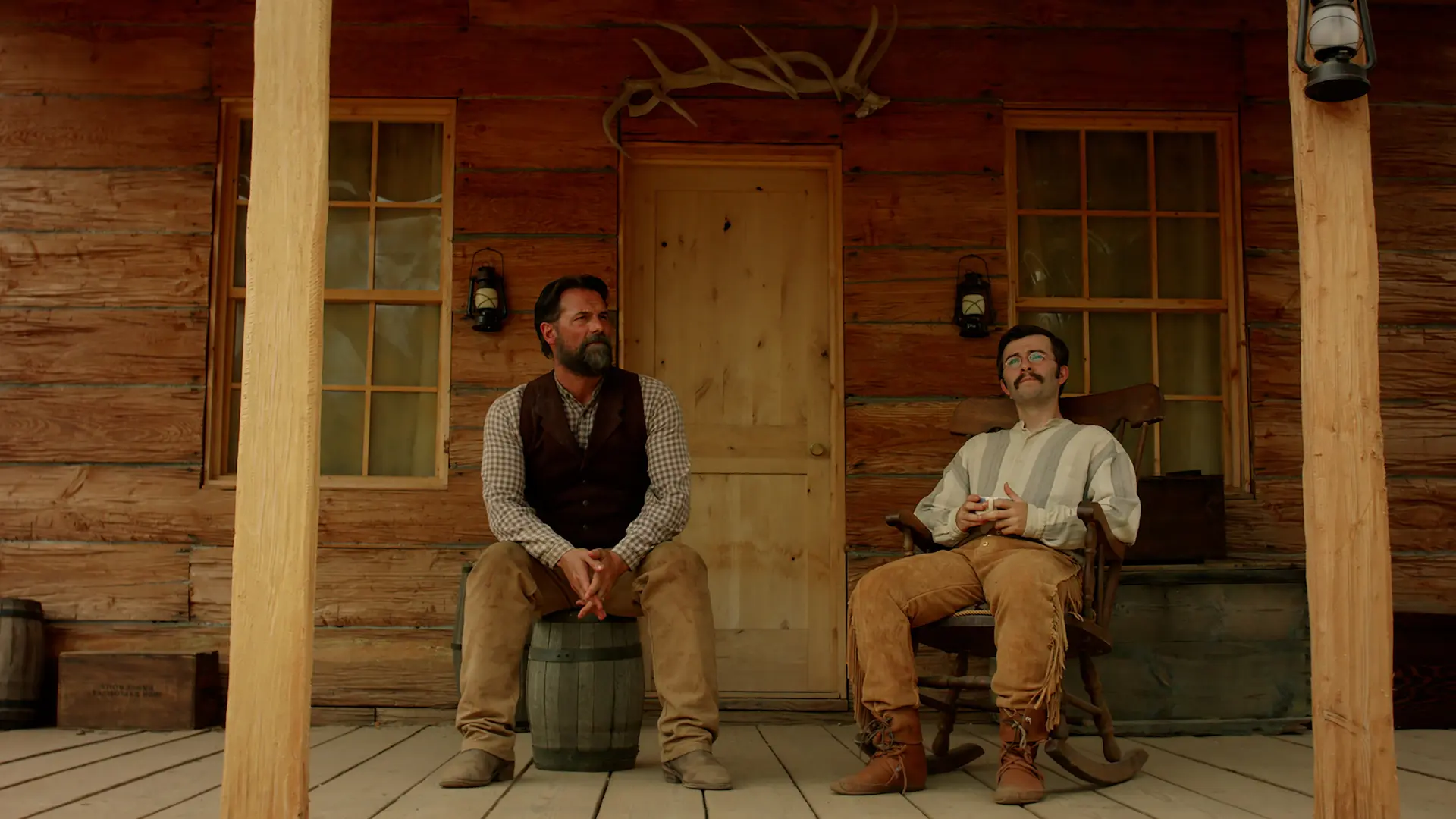 Photograph of Sewall and Theodore Roosevelt at Elkhorn