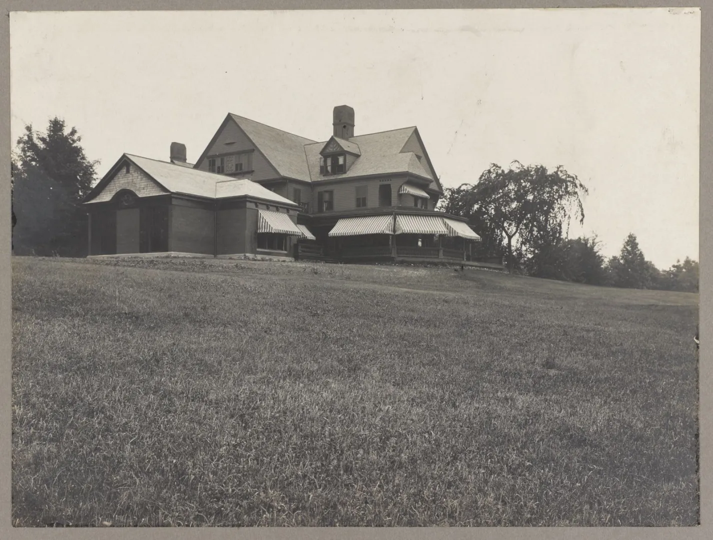 Sagamore Hill, Theodore Roosevelt's home at Oyster Bay, New York, seen from the lawn