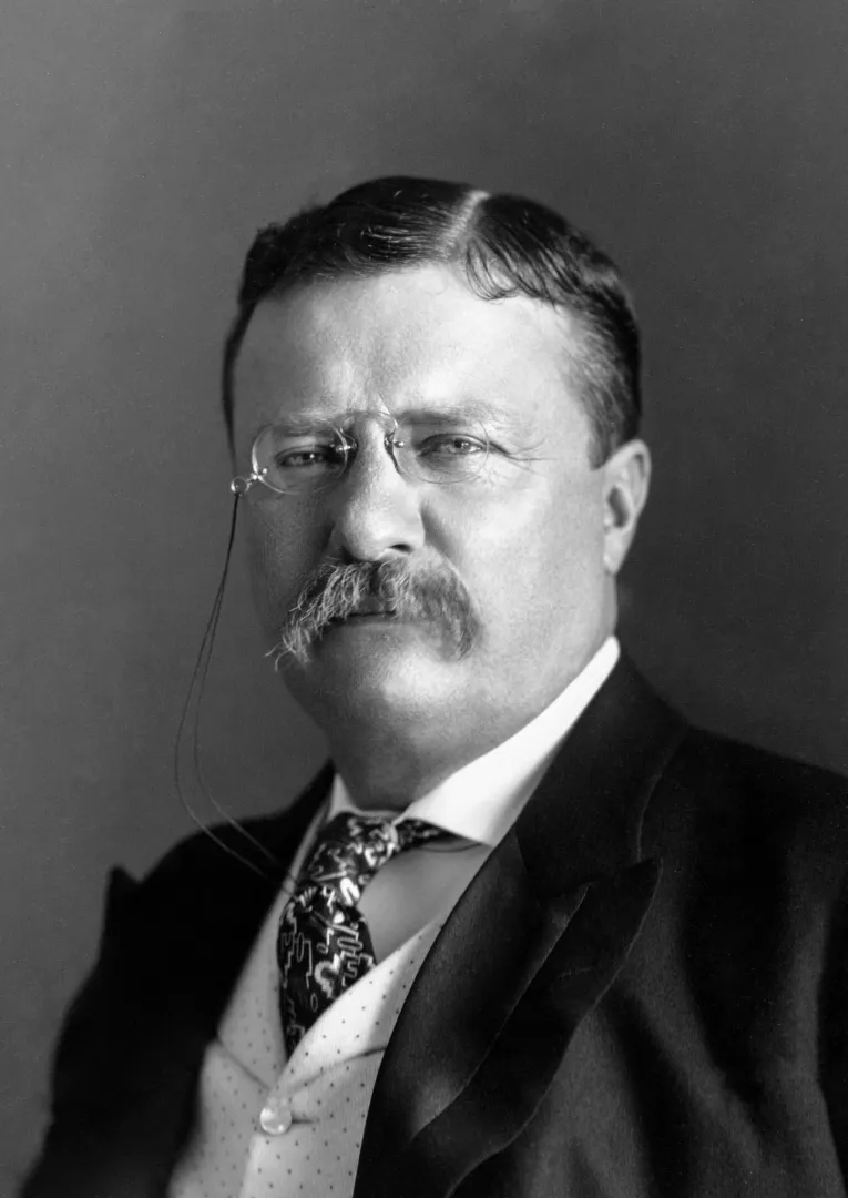 Formal studio portrait of President Theodore Roosevelt, circa 1904