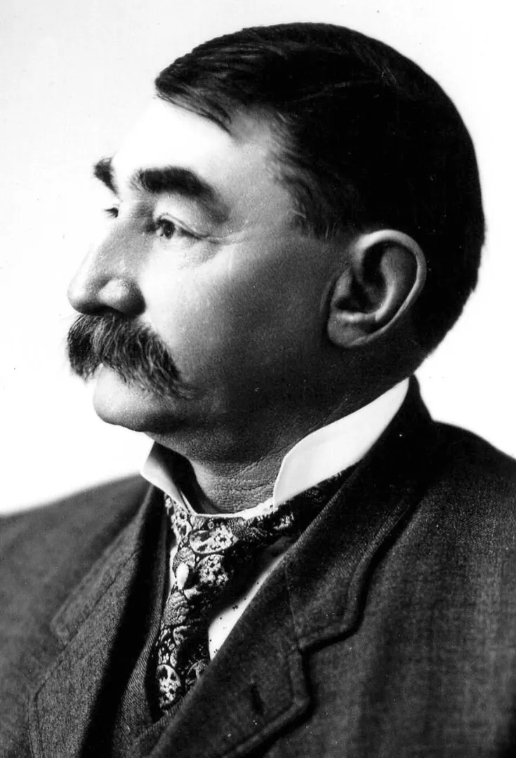 Studio portrait of Benjamin ‘Ben’ Daniels