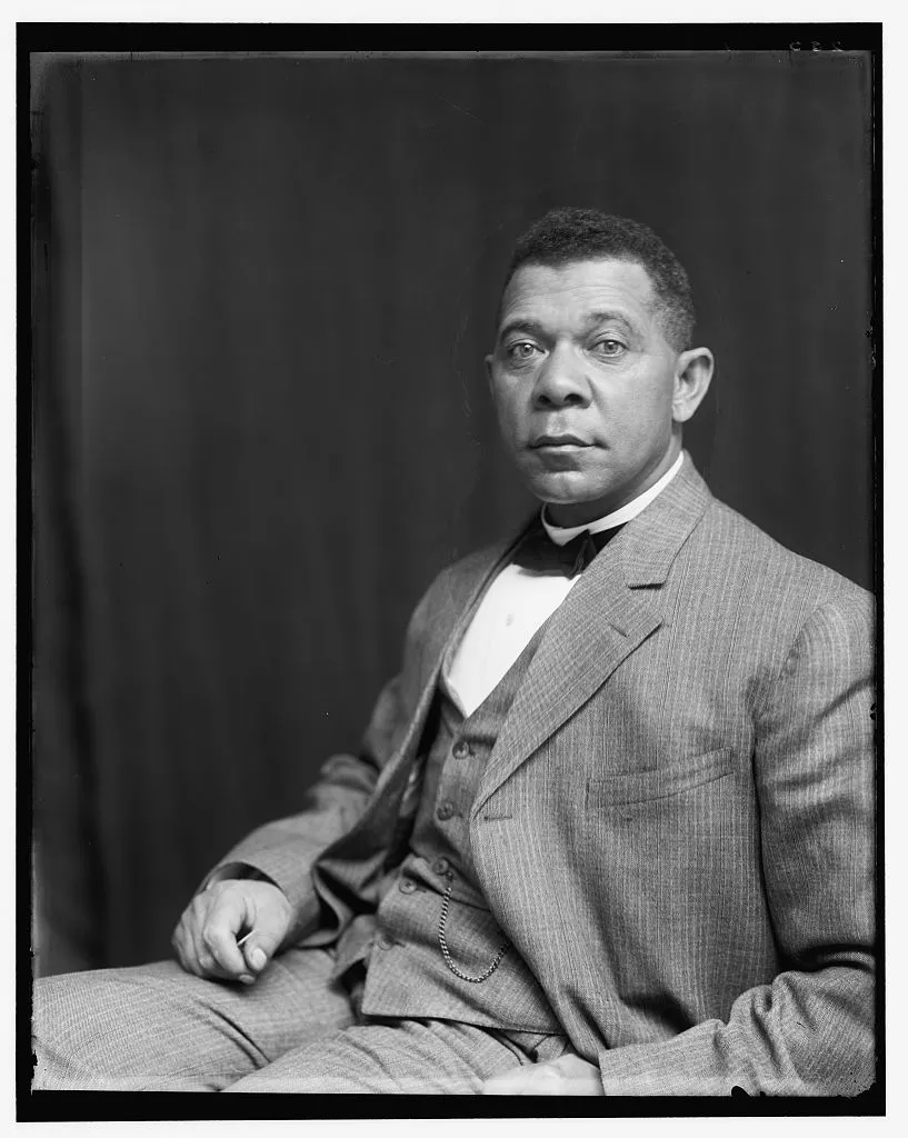 Seated portrait of Booker T. Washington