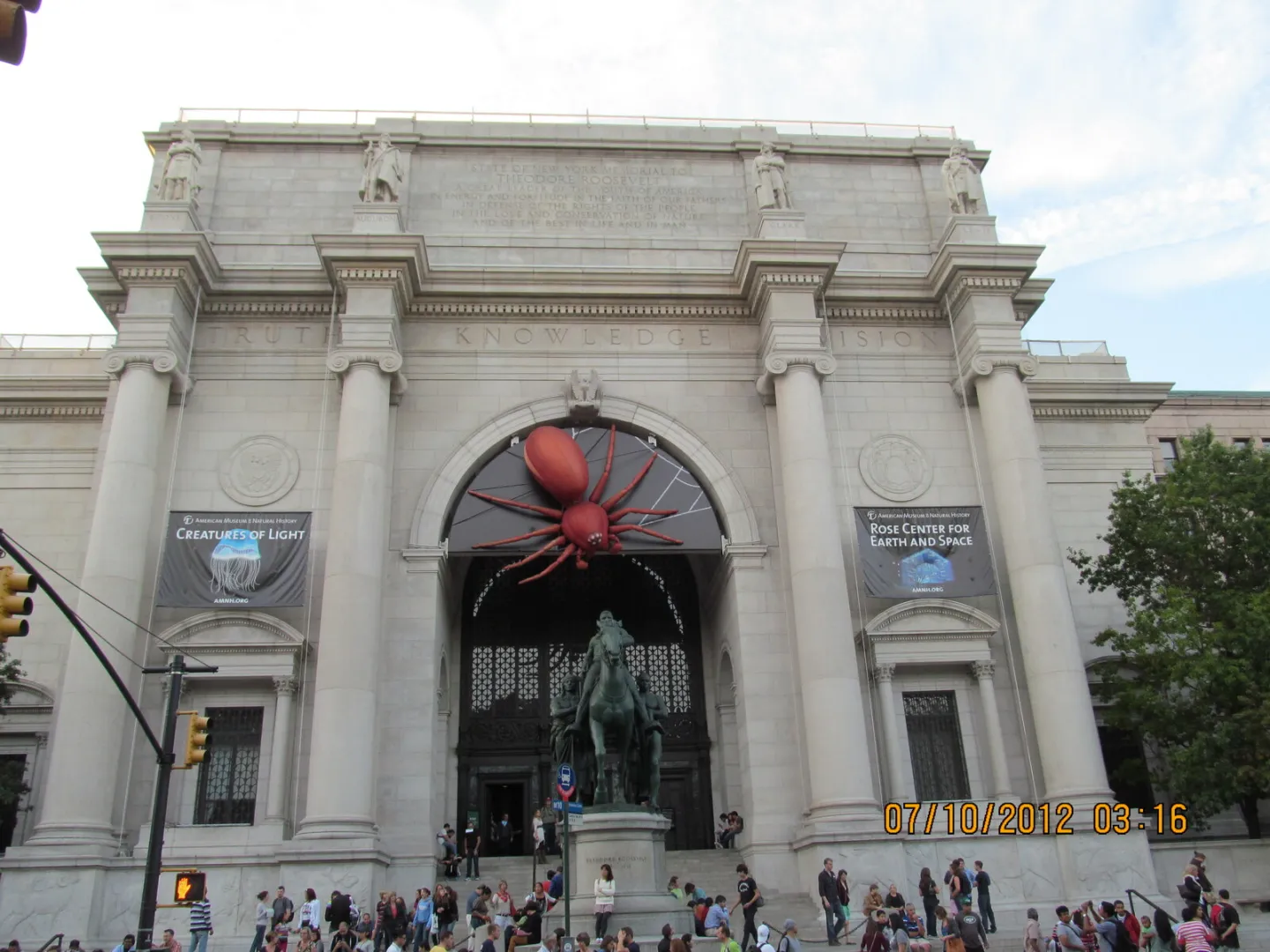 The south facade of the American Museum of Natural History in New York City