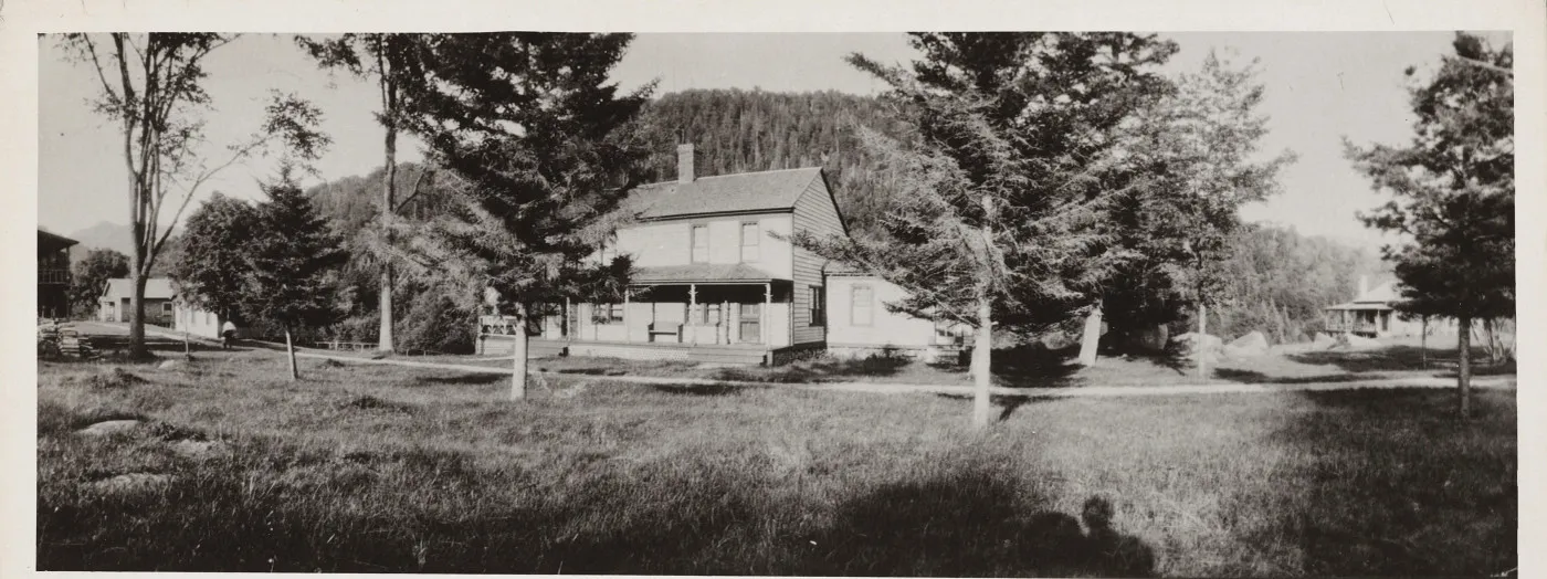 The MacNaughton Cottage at Tahawus in the Adirondacks where the Roosevelt family stayed