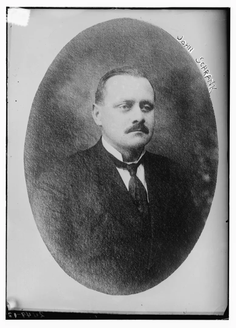 Portrait of John Schrank, who shot Theodore Roosevelt in 1912