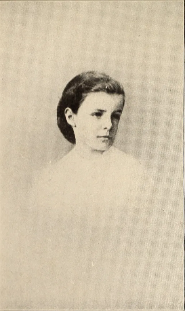 Portrait of a young Corinne Roosevelt, 1869
