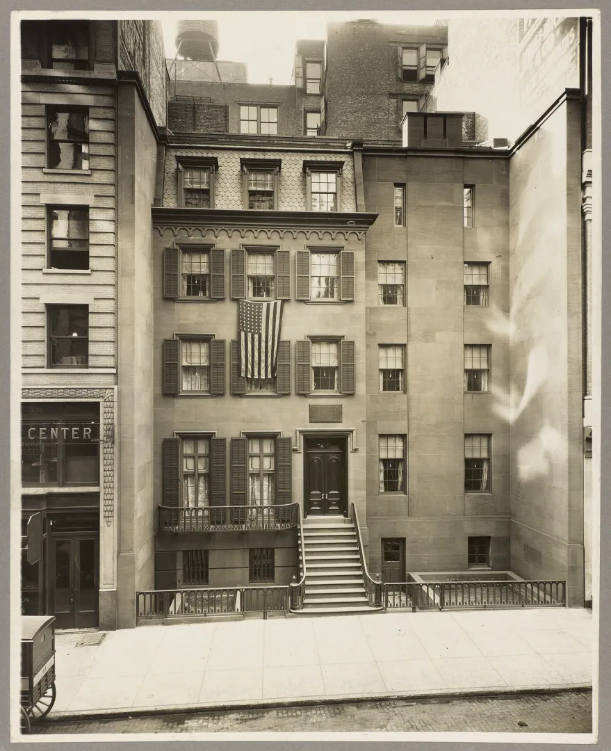 The brownstone at 28 East 20th Street, New York, where Theodore Roosevelt was born
