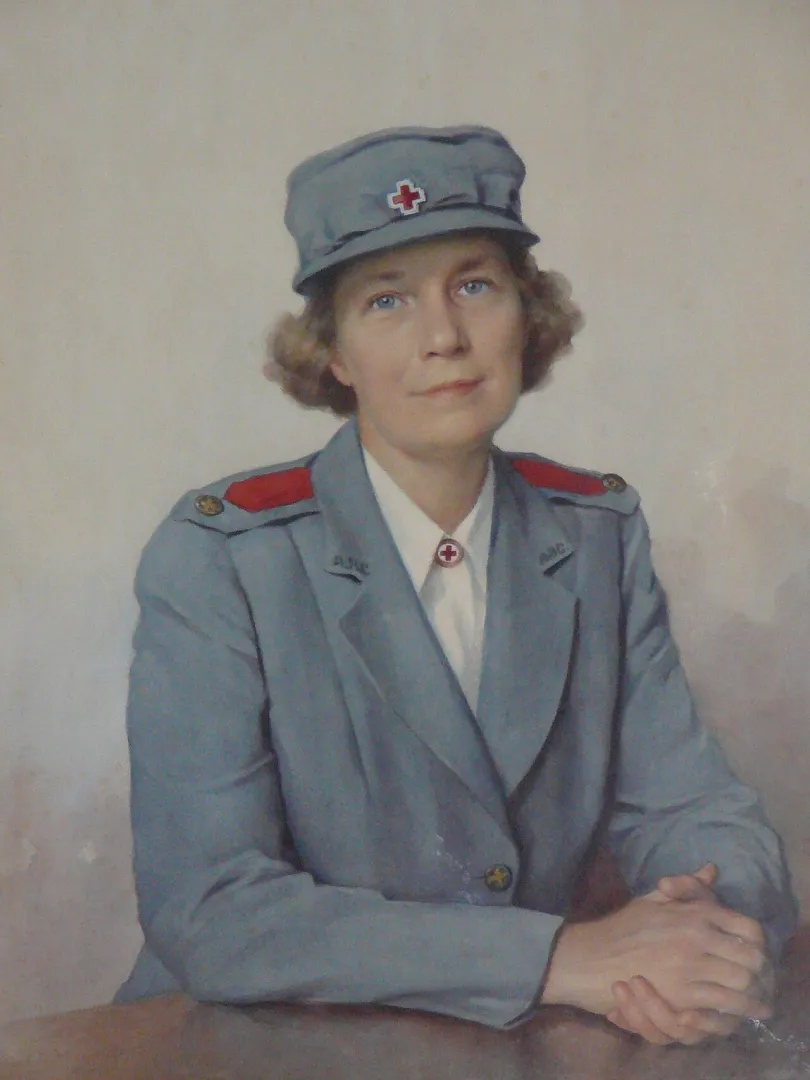 Ethel Roosevelt Derby in her Red Cross nurse's uniform