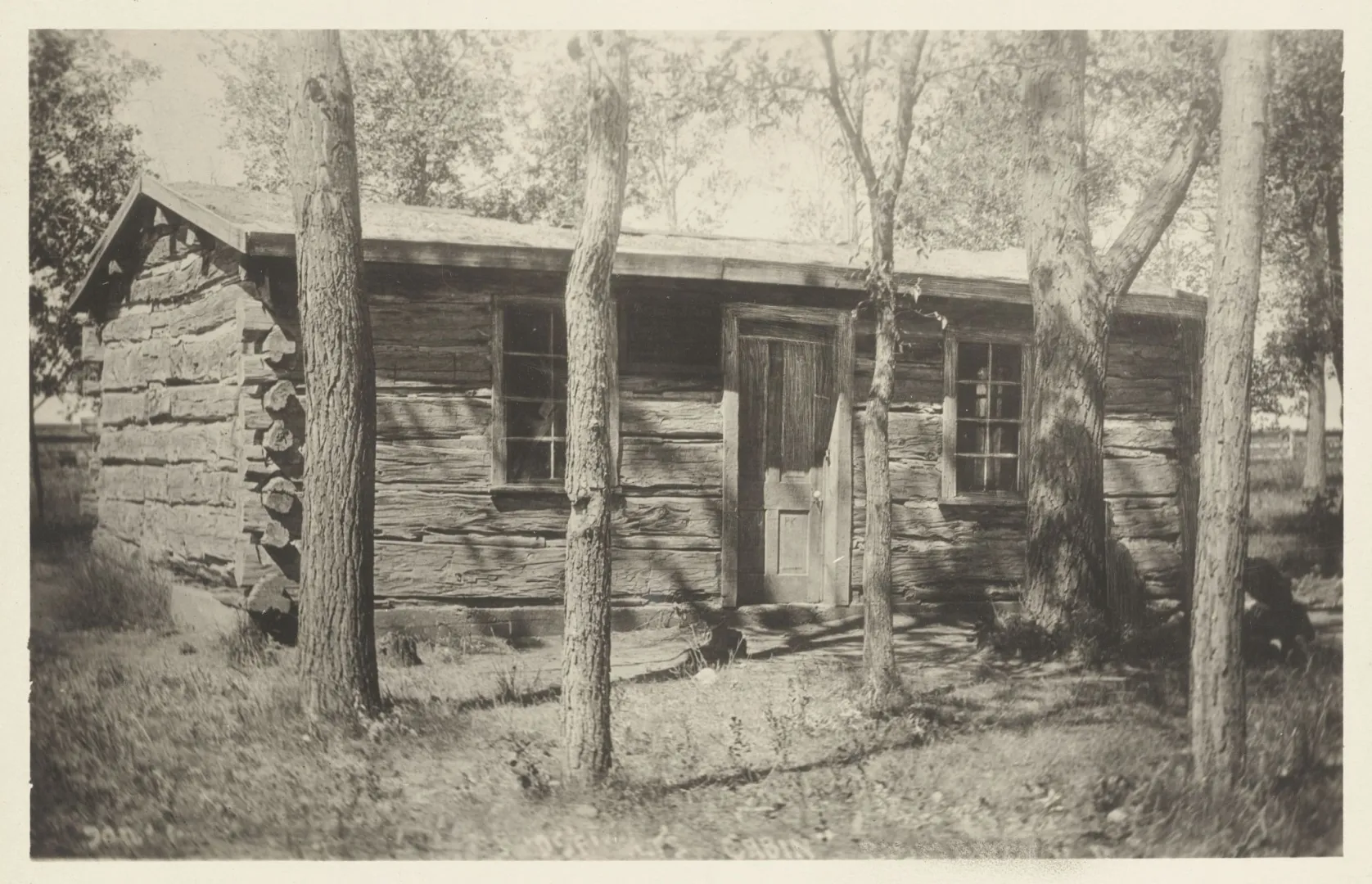 Roosevelt's log ranch cabin in the Badlands