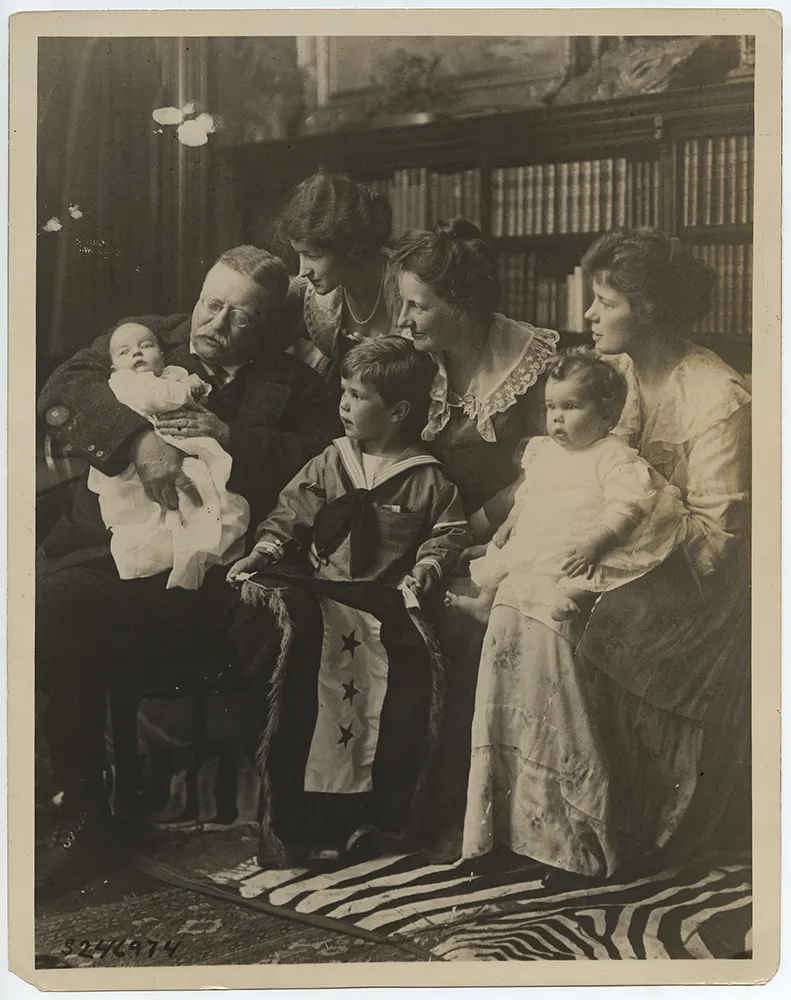 The Roosevelt family gathered at Sagamore Hill