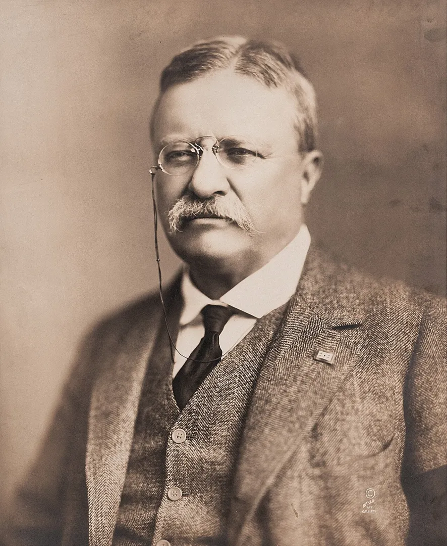 Theodore Roosevelt in 1918, aged and unwell