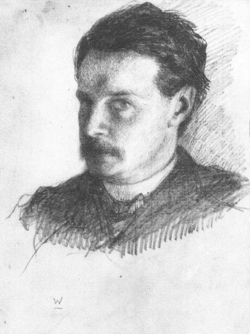Self-portrait of philosopher and psychologist William James