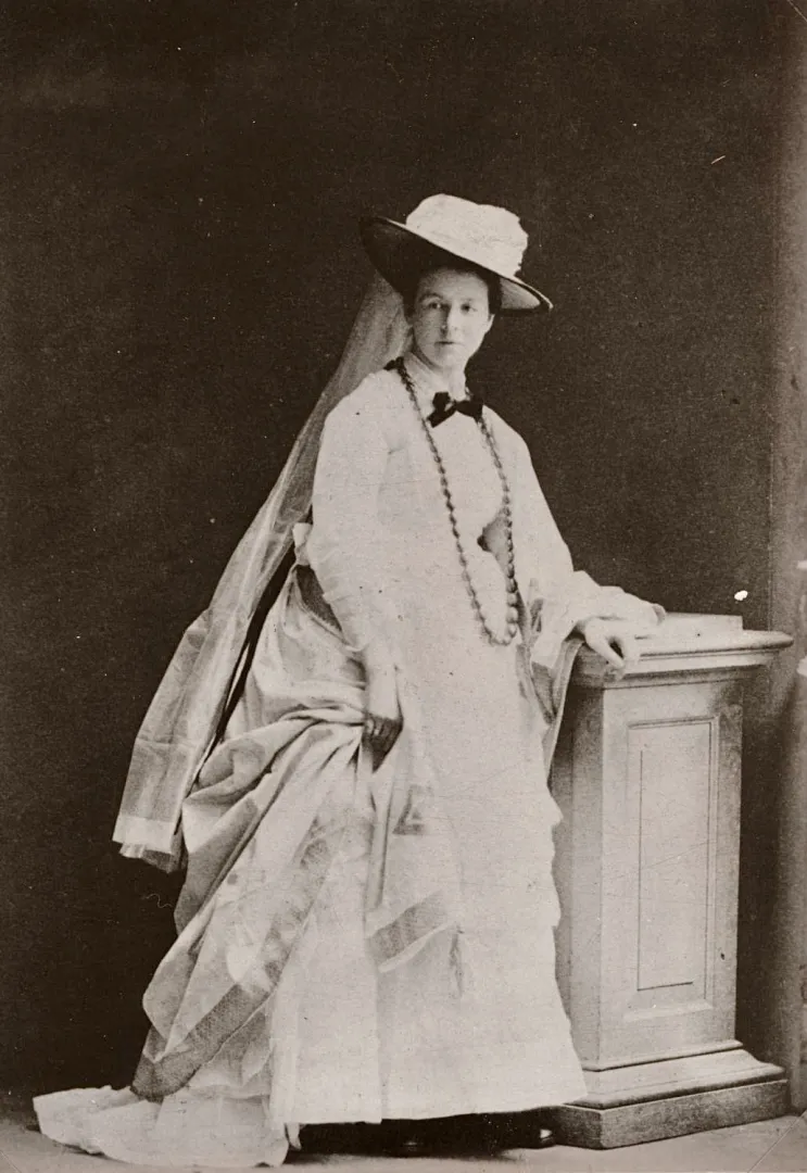 Full-length studio portrait of Mittie Bulloch Roosevelt