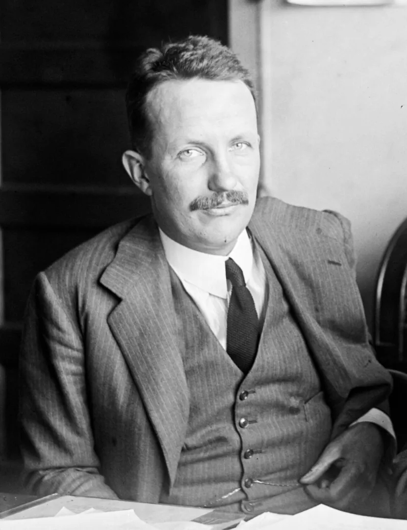 Portrait of a mature Kermit Roosevelt, 1926