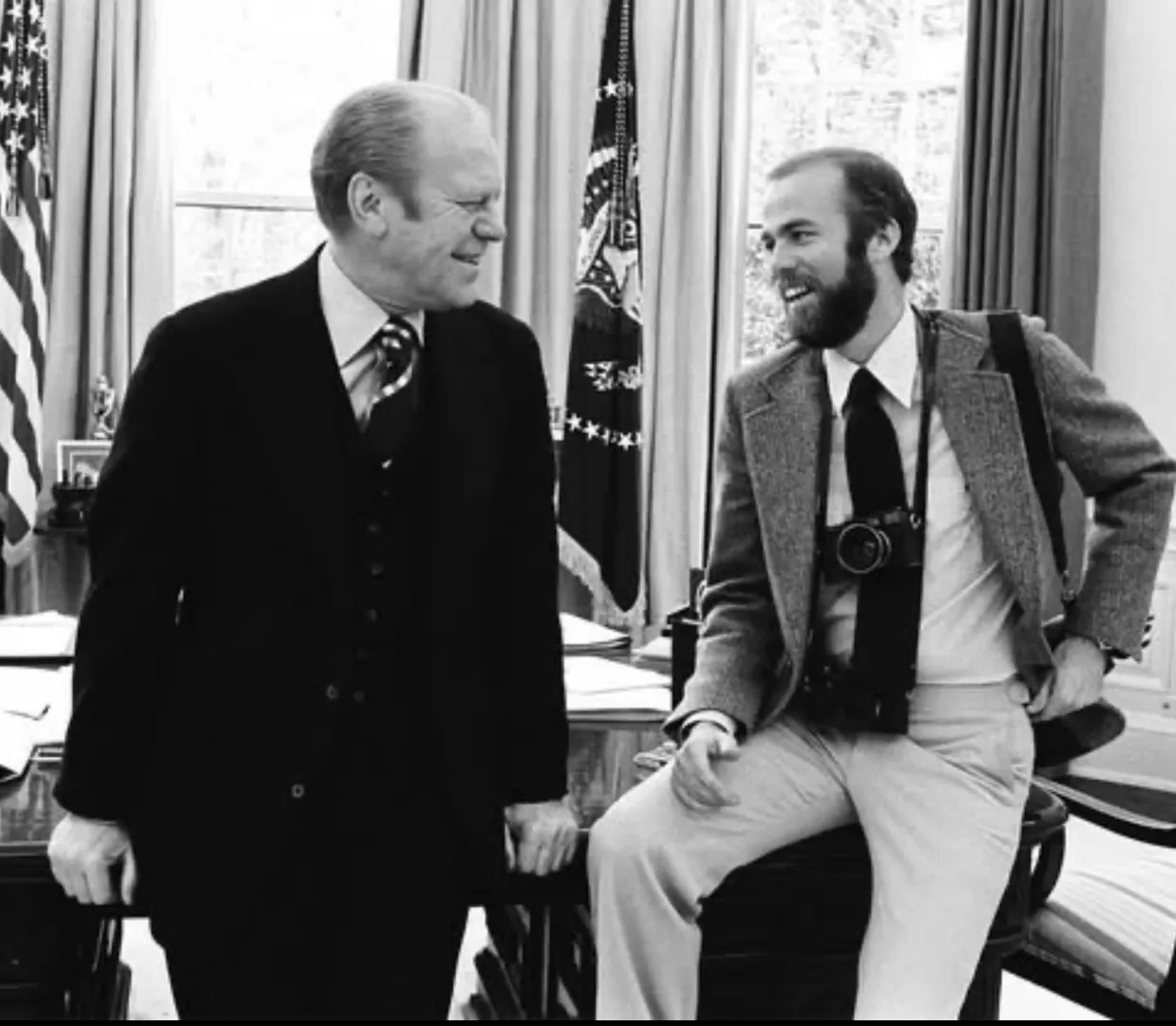 David Kennerly with President Ford