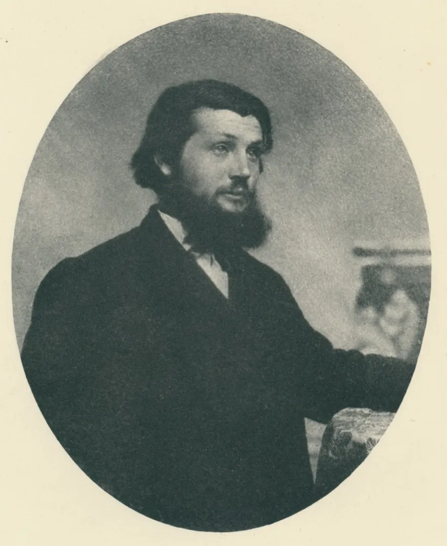 Portrait of a young John Muir, around 1863