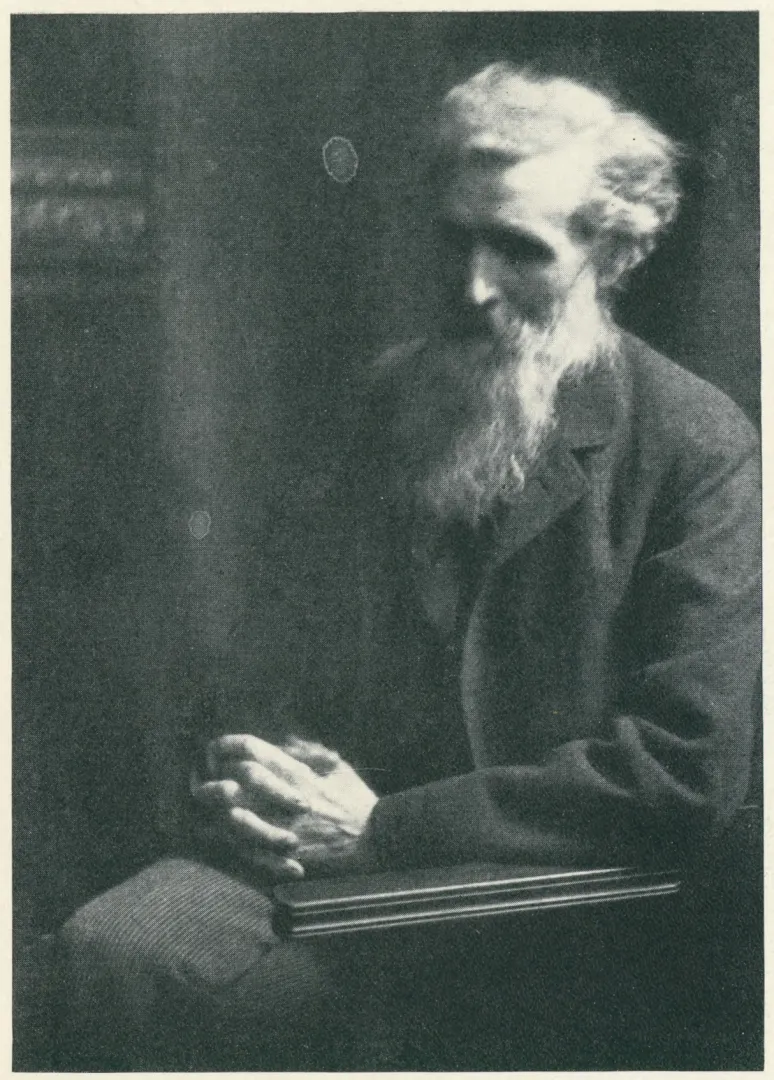 Portrait of an elderly John Muir around 1913