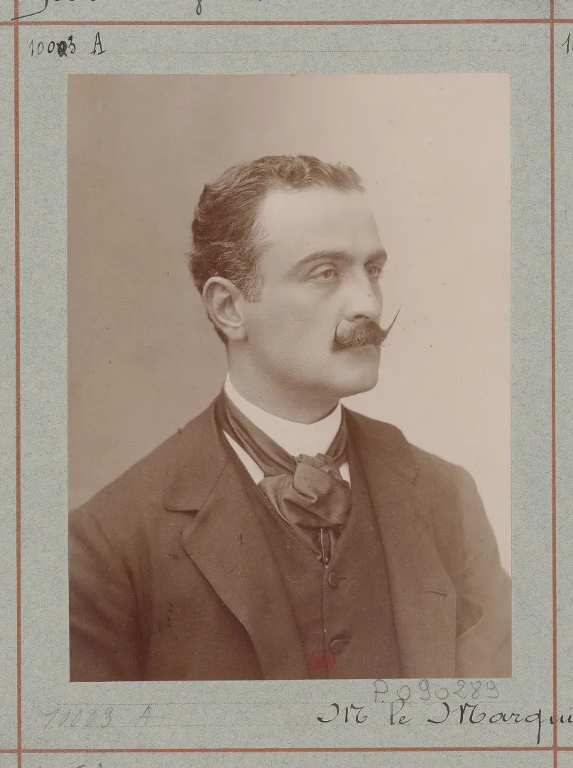 Portrait of Antoine de Vallombrosa, the Marquis de Morès