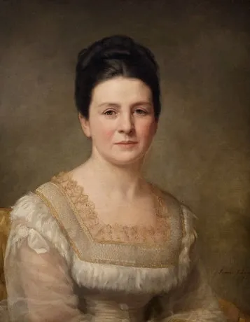 Painted portrait of Mittie Bulloch Roosevelt