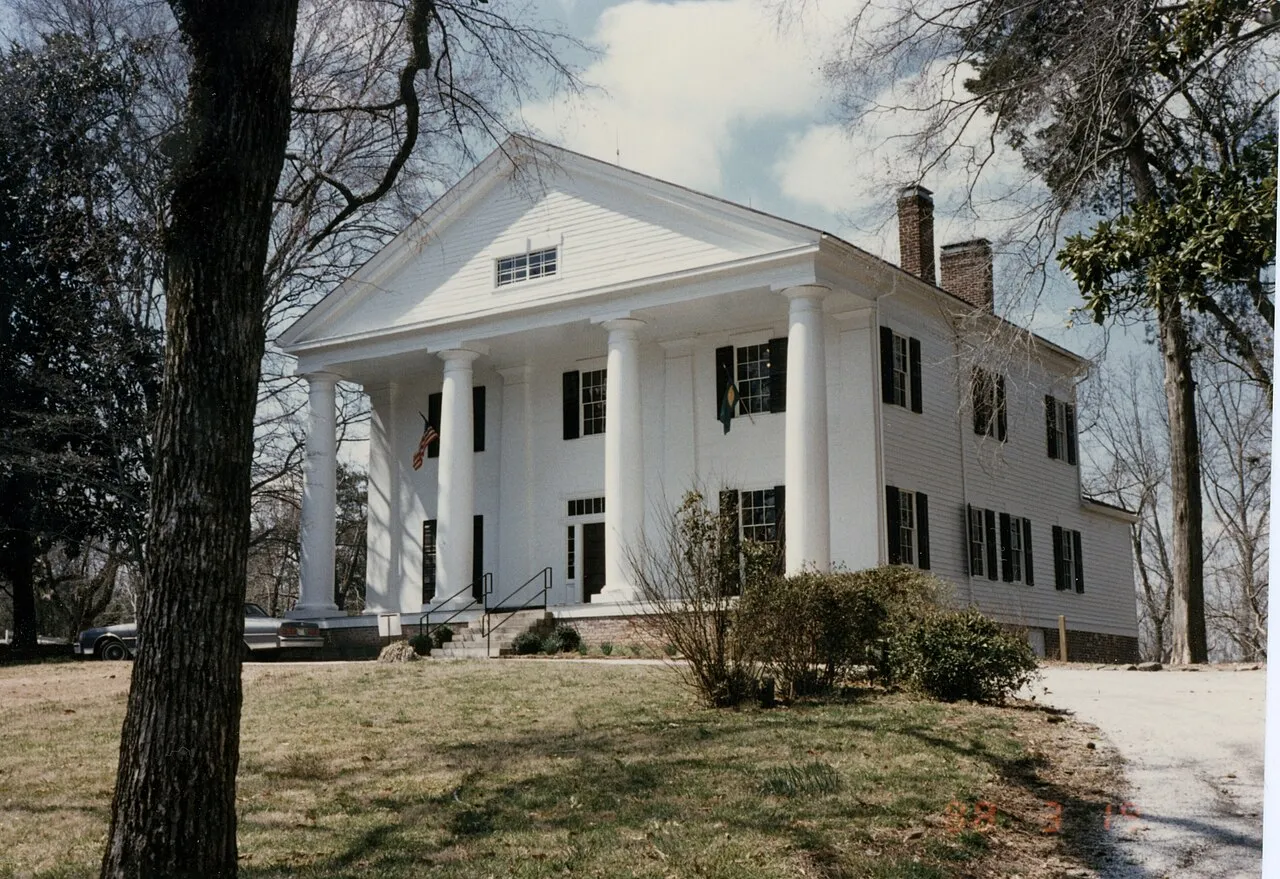 Bulloch Hall, the Greek Revival family home in Roswell, Georgia