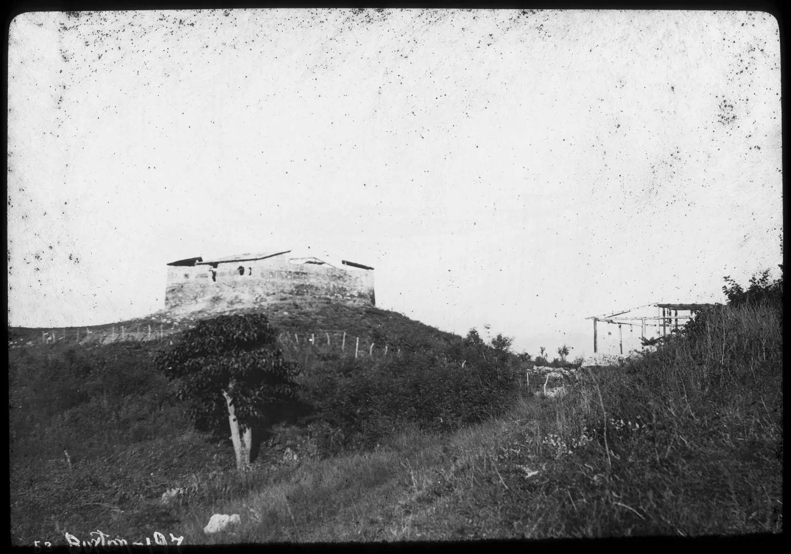 The Spanish blockhouse crowning San Juan Hill