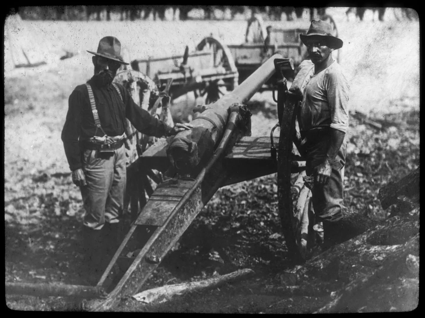 Lieutenant Parker's Gatling gun detachment in Cuba