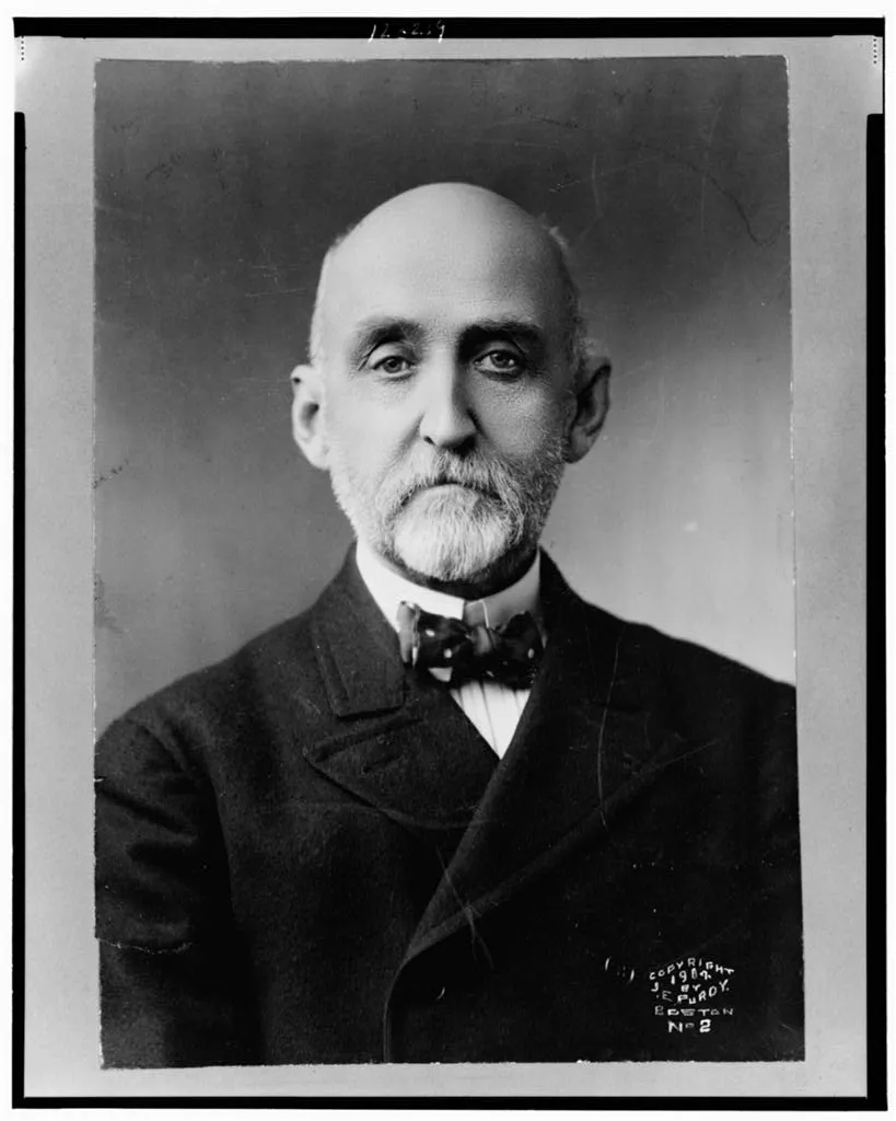 Portrait of naval strategist Alfred Thayer Mahan