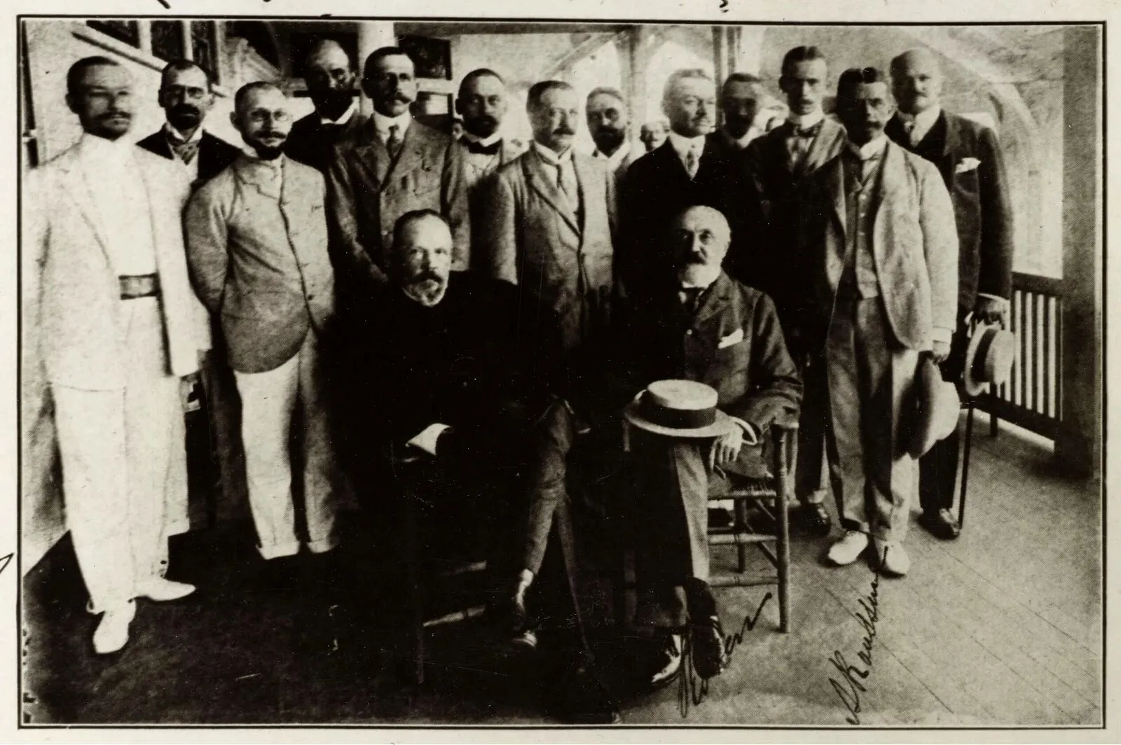 The Russian delegation at the Portsmouth Peace Conference, 1905