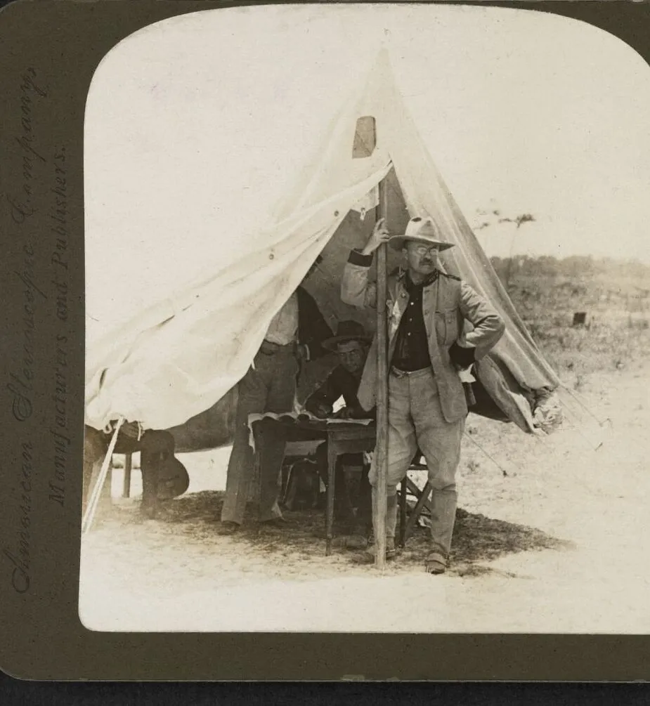 Theodore Roosevelt in his Rough Rider uniform
