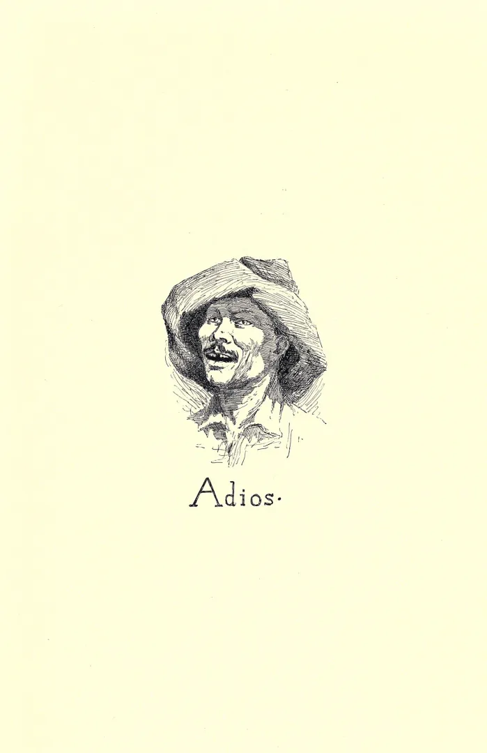 Frederic Remington sketch of a cowboy, from Ranch Life and the Hunting-Trail