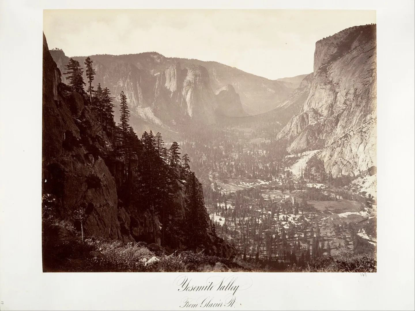 Yosemite Valley seen from Glacier Point
