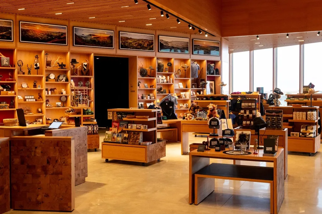 The store at the Theodore Roosevelt Presidential Library
