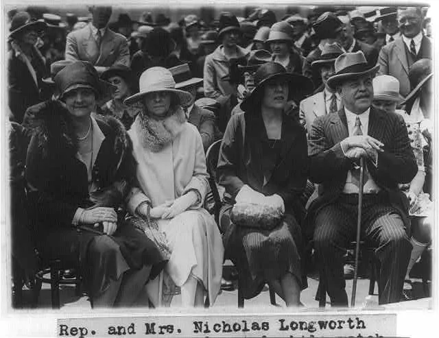 Speaker Nicholas Longworth and Alice Longworth at the U.S. Capitol.